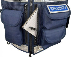Wholesale Custom Logon Security High Visibility Reflective Para Medical <b>Vest</b> Multiple Storage Pockets Navy <b>Tactical</b> Safety <b>Vest</b> - Product Image 5