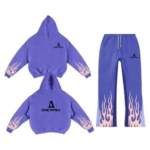 Venta al por mayor de chándal personalizado para hombre, ropa deportiva para hombre, sudadera y chándal para correr, conjunto de chándales de algodón 100% de Pakistán - Product Image 1