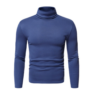 Long Sleeve Turtleneck T Shirt for <b>Men</b> Winter Warm Cotton <b>Turtle</b> <b>Neck</b> <b>Top</b> Slim Fitted Plain Bulk <b>Men</b> Hoodies & Sweatshirts - Product Image 6
