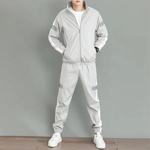 Ensemble de vêtements de sport d'hiver pour hommes Survêtements de style hip-hop avec poches zippées-Sweat-shirt et pantalon de survêtement - Product Image 6