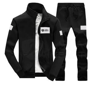 Survêtement de course à glissière 100% Polyester pour homme, survêtement léger et confortable pour homme - Product Image 1