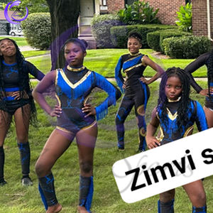 Uniforme de Majorette de Diseño Único y Cómodo de Primera Calidad OEM ODM, Fácil de Usar, Nuevo, Precio de Mayoreo, por Zimvi Sports - Product Image 6