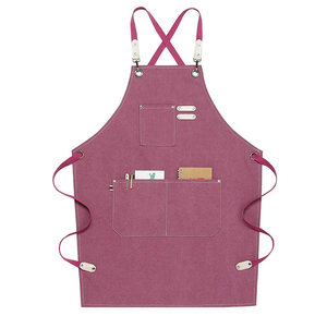 Delantal de algodón sin mangas de estilo japonés personalizado de alta calidad lavable duradero impermeable-reutilizable para limpieza - Product Image 3