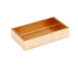 Porta Servilletas de Laca Dorado, Diseño Creativo Ashley, Caja de Pañuelos Creativa para Bodas, Alta Calidad - Product Image 2