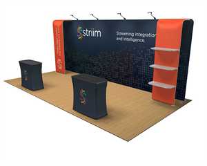 <strong>Custom</strong> Lightweight &amp; Portable Fabric <strong>Background</strong> Stand Modern <strong>Design</strong> Foldable for Indoor Outdoor Events Dye Sublimation Printing - Product Image 3