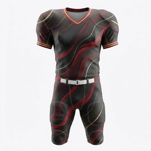 Tenue de football américain, maillot et pantalon de performance conçus avec une sublimation moderne pour les équipes professionnelles - Product Image 1