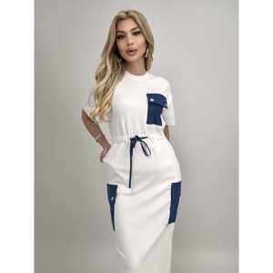 Robe fourreau confortable 3006 avec taille élastique, pratique et élégante - Product Image 5