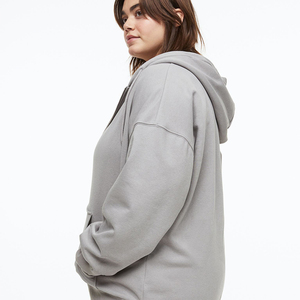 Sweat à capuche zippé en molleton lourd pour femmes avec logo personnalisé Sweatshirts vierges de haute qualité en gros pour la saison d'hiver - Product Image 3