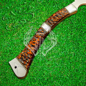 Lưỡi Rìu Nghệ Thuật Tráng Gương Toàn Bộ Bằng Thép Tang D2 Tùy Chỉnh Đẹp 13 Inch Rìu Tomahawk Siêu Sắc Bén Gỗ Lạ, Quà Tặng Tốt Nhất - Product Image 3