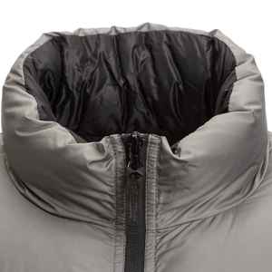 Abrigo acolchado impermeable de alta calidad personalizado para hombres con cuello levantado y logotipo frontal moda de invierno - Product Image 4