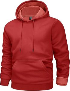 Sudaderas con capucha activas personalizadas de talla grande para hombre, sudaderas con forro polar, jersey de entrenamiento atlético informal con bolsillo de canguro, Sudadera con capucha - Product Image 1