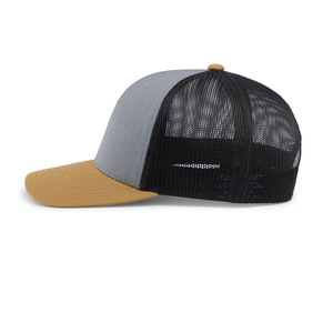 Classique 5 panneaux maille camionneur chapeau haute qualité en cuir broderie Patch mode personnalisable Logo sport camionneur chapeau - Product Image 2