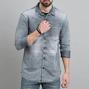 Durable Front <b>Jeans</b> <b>Shirts</b> <b>For</b> <b>Men</b> Designed <b>For</b> Casual Styling Comfortable Daily Wear And Smart Relaxed Looks - Product Image 2