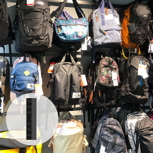 Customized Backpack Bag Store <b>Wall</b> <b>Mount</b> Fixtures Display <b>Rack</b> - Product Image 1