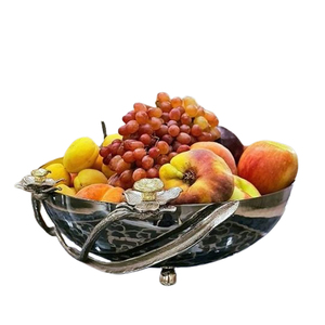 Cuenco de diseño de forma ovalada chapado en oro de Metal de latón, cuenco japonés de cerámica moderno para servir en el hogar y el hotel - Product Image 4