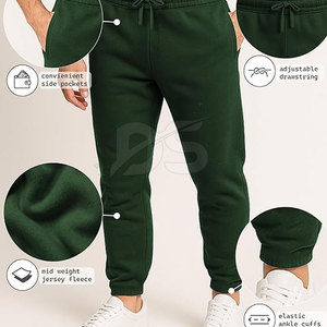 กางเกงจ็อกเกอร์เอวกลางผู้ชาย สวมใส่สบาย ผ้าฝ้าย 100% เนื้อผ้าเบา เหมาะสำหรับออกกำลังกายและสวมใส่ในชีวิตประจำวัน - Product Image 4