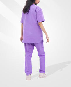 Nouveauté 2026 – Tenues d'été médicales unisexes personnalisables en polyester et élasthanne pour médecins et infirmières – Ensembles de blouses et pantalons de clinique - Product Image 4