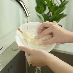 Esponja de lufa con forma de árbol de Navidad Esponjas de lufa naturales hechas a mano en Vietnam - Product Image 6