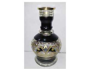 Base de narguile de estilo de vidrio decorativo artístico grabado en oro de lujo de gran oferta con técnica de espejo - Product Image 6