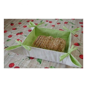 2024 Trending Rectangle Smart Bread Saving Weaving Handmade Storage <b>Baskets</b> Cotton Rope <b>Egg</b> Bread Picnic Food <b>Basket</b> Organizer - Product Image 5