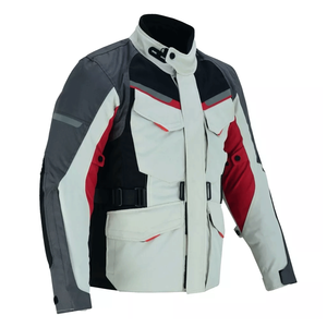 Chaqueta de protección para motocicleta de muesca superior impermeable a prueba de viento impresa de talla grande CE blindado transpirable secado rápido Roadracing - Product Image 6