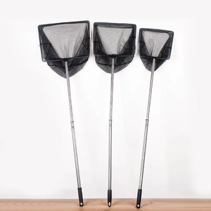 Filet de pêche télescopique en acier inoxydable pour aquarium, manche long extensible, filet d'atterrissage pour poissons rouges, betta, outil de nettoyage de réservoir, fournitures - Product Image 5