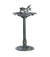 Bain d'oiseaux moderne en métal, écologique, résistant à la rouille, taille personnalisable, décoration extérieure pour jardin et cour