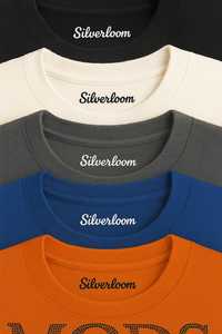 เสื้อยืดผ้าฝ้าย100% โอเวอร์ไซส์สำหรับผู้ชายเสื้อยืดแขนสั้นทรงหลวมเปิดไหล่ปล่อย300GSM ออกแบบโลโก้ได้ตามต้องการ - Product Image 6