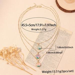 महिलाओं के लिए तांबे के पेलेंट हार के लिए तांबे के पेलेंट हार गहने उपहार - Product Image 3