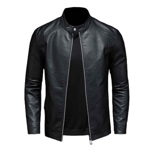 Chaqueta de cuero de lona personalizable de todas las tallas para hombre, novedad en Chaquetas deportivas de motocicleta a la moda, venta OEM - Product Image 1