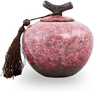 L'urne en métal léger avec couvercle à vis a un design artisanal intemporel Gravure supplémentaire avec lot personnalisé à bas prix - Product Image 5