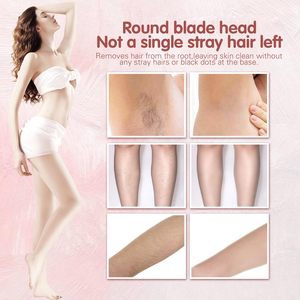 Afeitadora Rotativa Multifuncional 3 en 1, Afeitadora de Una Sola Cuchilla para Uso en Seco/Húmedo/Seda, con Cuerpo Impermeable IPX7 para Depilación Corporal - Product Image 1