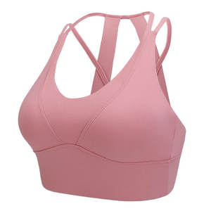 Sujetador deportivo OEM de secado rápido para mujer a precio bajo, Sujetador deportivo hecho a medida de talla grande de último diseño para mujer - Product Image 2