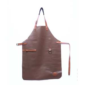 Vintage-Style Customized Logo Printed <b>Leather</b> <b>Apron</b> for Elegant Workwear Superior Quality <b>Leather</b> <b>Apron</b> for Tough Jobs - Product Image 1