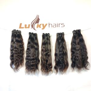 Extensions de cheveux humains indiens naturels 100% par Temple Bundles de vague profonde lâche de meilleure qualité avec dentelle HD des vendeurs - Product Image 6