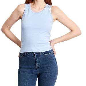 Esta camiseta sin mangas para mujer de marca privada está diseñada para el suministro global con opciones de logotipo personalizado para tiendas mayoristas. - Product Image 1