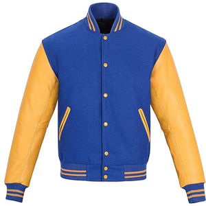 Veste universitaire matelassée personnalisée de qualité supérieure pour femmes manches en cuir broderie unisexe 2025 coupe ajustée - Product Image 1