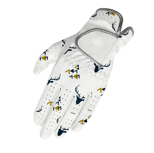 Guantes de golf de piel de oveja Premium Carletta de cuero genuino con protección UV suave Flexible deportes gimnasio equipo logotipo personalizable - Product Image 5