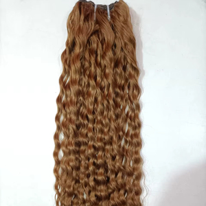 ผมหยิกเป็นลอนแบบออเรมี่ผมหยิกบริสุทธิ์100% เกรดอินเดีย10A-12A เกรดพรีเมี่ยม - Product Image 1