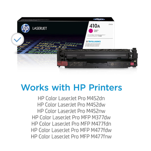 Cartucho de Tóner Original HP 410A Magenta CF413A para Impresoras LaserJet, Compatible con el Modelo CE285A - Product Image 3