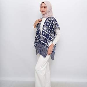 Suministro de fábrica Culturware Outer Nona Monod Blue Mujeres Prendas de abrigo La mejor calidad y precio de Indonesia - Product Image 5