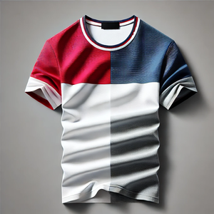 เสื้อยืดแขนสั้นสำหรับผู้ชายเสื้อโปโลแห้งเร็ว100% ลายพิมพ์โลโก้ไม่เหมือนใครผ้าถักน้ำหนักเบาสำหรับฟิตเนสฟิตเนส - Product Image 4