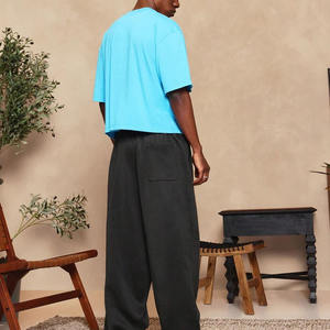 Camisetas de Alta Calidad para Hombre, de Lujo, con Logotipo Personalizado, 100% Algodón Peinado, Anti-Pilling, Cuello Redondo, Corte Recto, Ajuste Holgado - Product Image 2