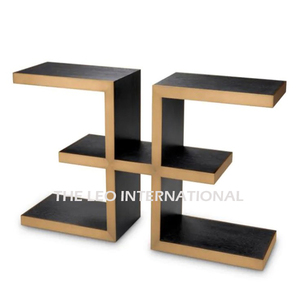 Panneau MDF cadre ivoire plateau en verre forme rectangulaire table console 48X15X33 pouces style américain design européen modèle russe - Product Image 3