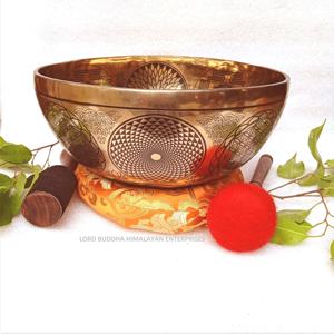 Vente en gros de bols chantants tibétains en laiton, métal, art spécial, fabriqués au Népal pour l'artisanat en métal religieux, yoga, méditation et guérison - Product Image 5