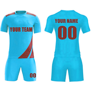 Conjunto de Uniforme de Fútbol de Jersey de Talla Grande, Impresión Digital con Nombre del Equipo, Manga Corta, 100% Poliéster, Secado Rápido, Unisex, para Adultos - Product Image 5