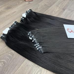 Extensions de cheveux vierges vietnamiens bruts à clipser, lisses comme des baguettes, avec toutes les textures et couleurs, cheveux vierges naturels du Vietnam - Product Image 3