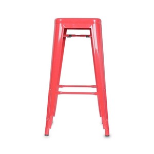 GCFC021- Silla Alta Roja de Estilo Industrial TOLIX con Diseño Estable - Product Image 2