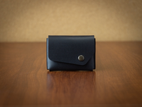 Dompet RFID kulit asli buatan tangan untuk pria, dompet kartu ID pekerjaan pendek, penutup paspor, dompet koin, tempat kartu uang