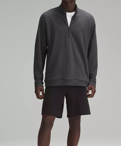 Personalizar sudadera para hombre 100% algodón Quater cremallera personalizar sudadera en blanco con logotipo personalizado bordado e impresión - Product Image 5